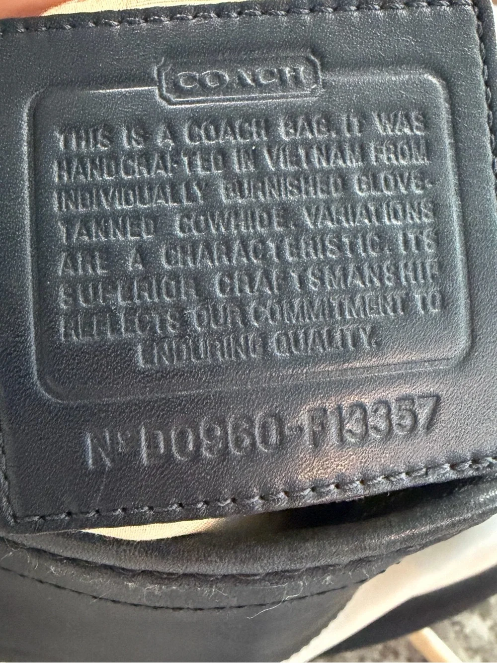 Coach Vintage Rugby Leather Bucket Bag
